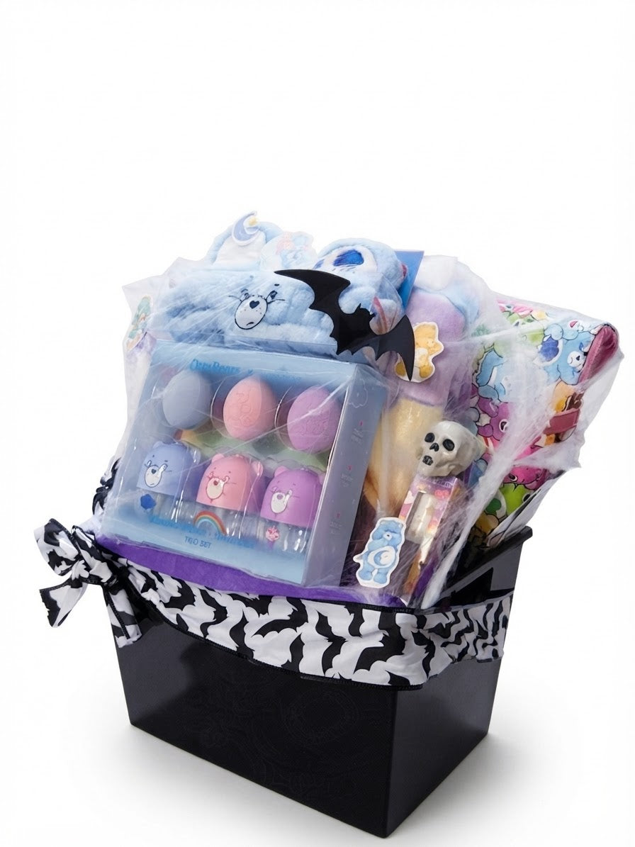 Deluxe Elegant Care Bears Collector Gift Basket| Spooky Bundle| ATGBDesigns