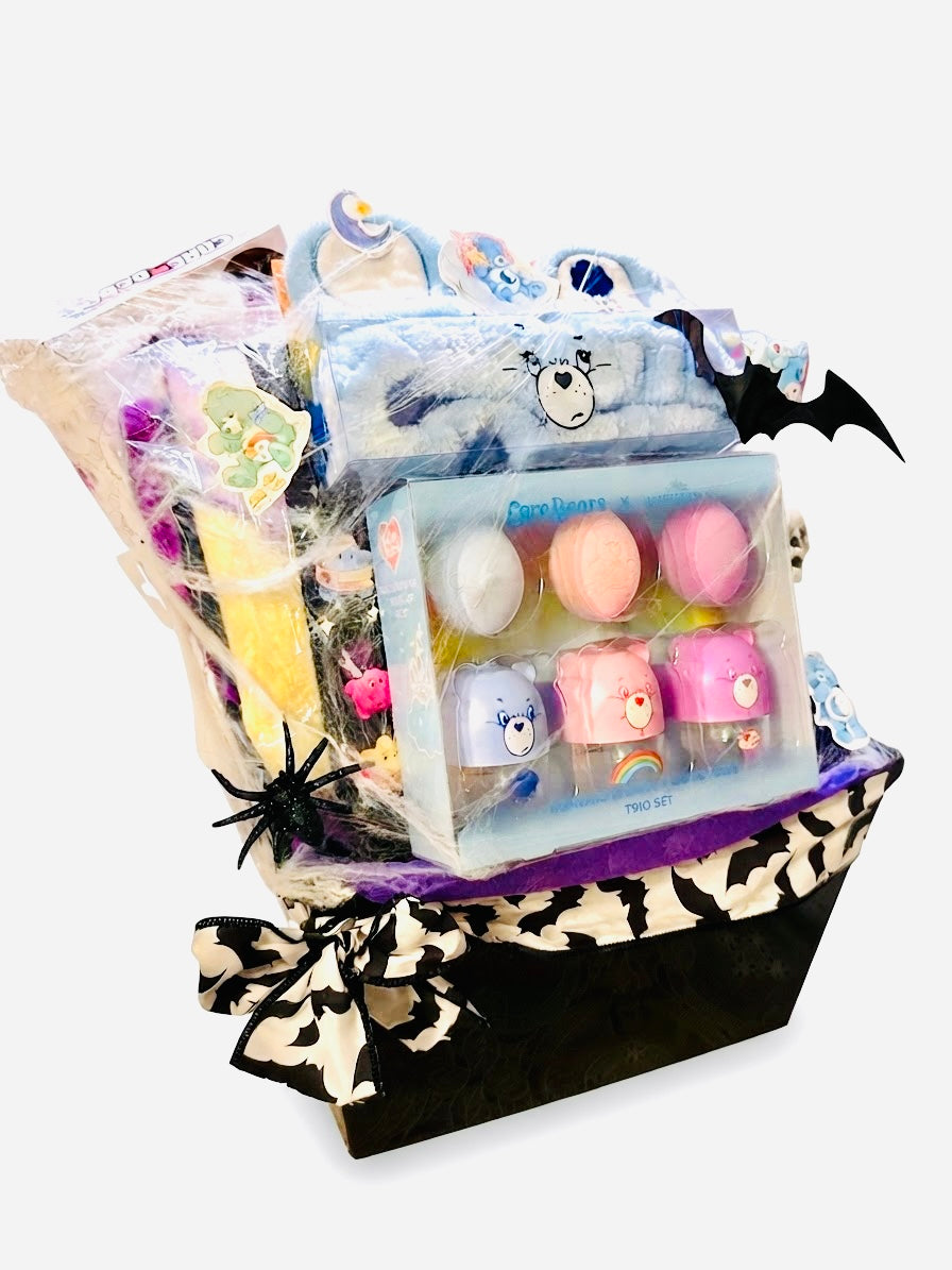 Deluxe Elegant Care Bears Collector Gift Basket| Spooky Bundle| ATGBDesigns