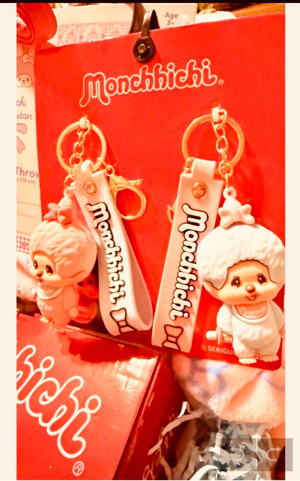 Deluxe Elegant  Monchhichi Gift Basket|Wicker Basket Bundle|ATGBDesigns