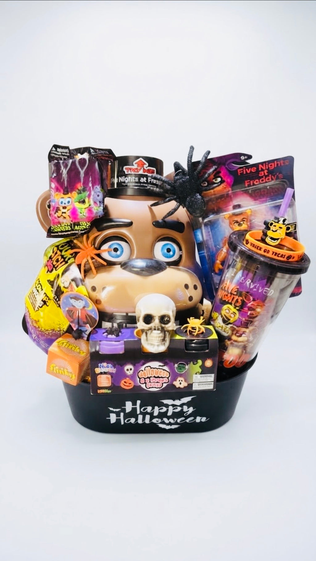 Deluxe Five Nights at Freddy's Spooky Gift Basket | FNAF Collector Bundle & Toy Set