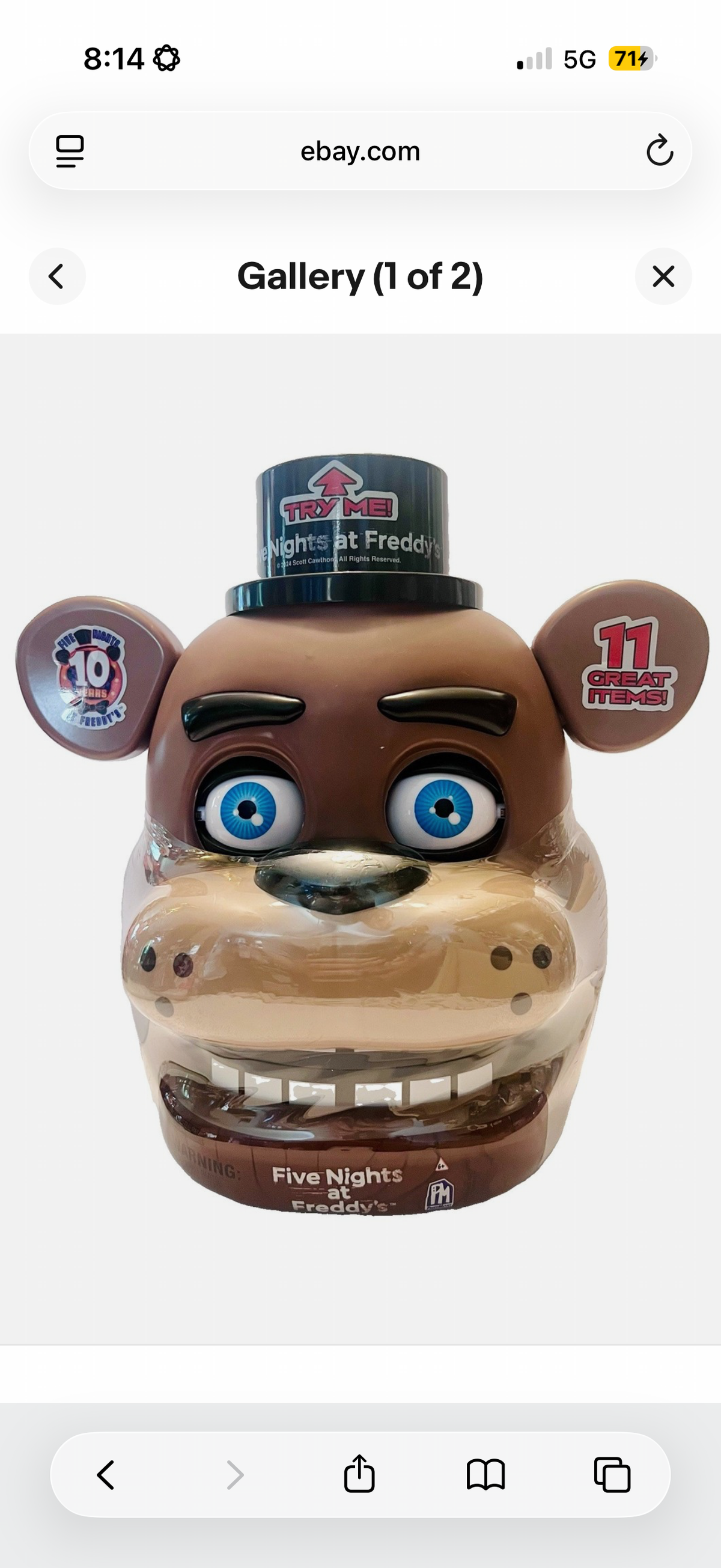 Deluxe Five Nights at Freddy's Spooky Gift Basket | FNAF Collector Bundle & Toy Set