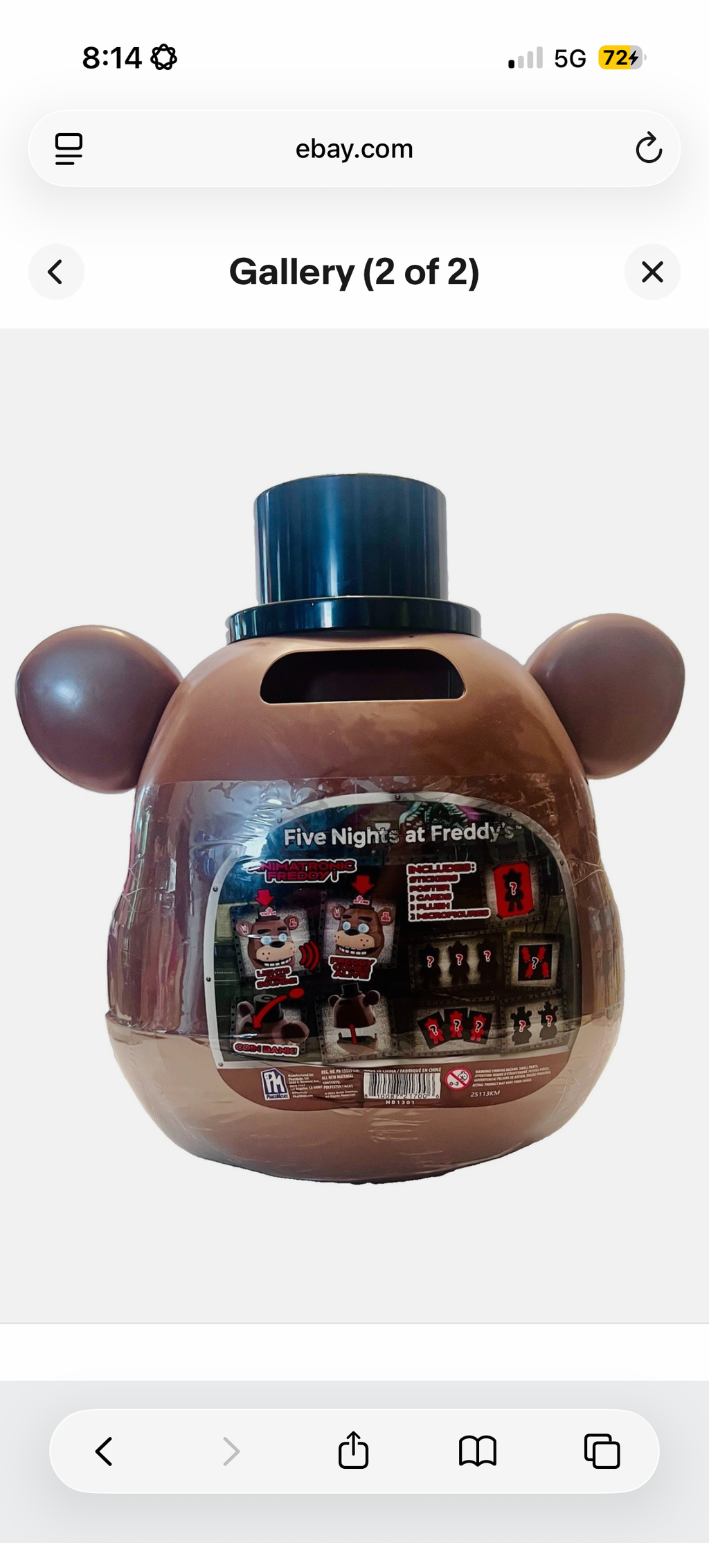 Deluxe Five Nights at Freddy's Spooky Gift Basket | FNAF Collector Bundle & Toy Set